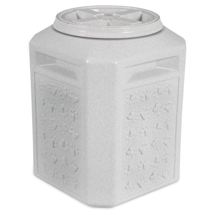 Paw prints pet food storage outlet container